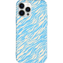Gritty Iphone 13 Pro Uyumlu Renkli Silikon Çapraz Zebra Telefon Kılıfı
