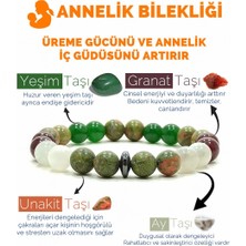 Denver Anne Bilekliği Unakit Aytaşı Lal Yeşim Doğal Taş Bileklik Denver