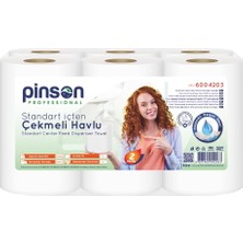 Pinson Professional Pinson Standart Içten Çekmeli Dispenser Havlu 6'lı 50 mt