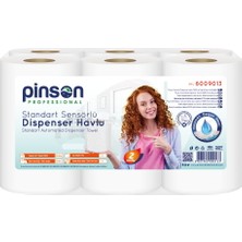 Pinson Professional Pinson Standart Sensörlü Dispenser Havlu 21 cm 6'lı 50 mt