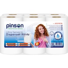 Pinson Professional Pinson Ultra Sensörlü Dispenser Havlu 21 cm 6'lı 100 mt