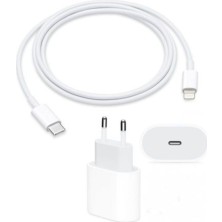 Tıklakap Apple iPhone Uyumlu 20w Hızlı Şarj Aleti + Type c Kablo
