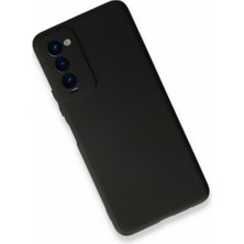 Smcase Tecno Camon 18T Kılıf Mat Kamera Korumalı Premier Mat Silikon Siyah