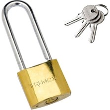 TRI-MAX Sarı Asma Kilit Uzun 63mm