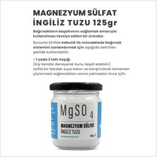 Apayrı Yaşam Magnezyum Sülfat, İngiliz Tuzu, Epsom Tuzu 125 gr