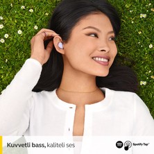 Jabra Elite 3 Kulak İçi Bluetooth Kulaklık - Kişiselleştirilebilir Ses ve Mono Modu ile 4 Mikrofonlu ve Gürültü Önleyici Özellikli Gerçek Kablosuz Kulaklık - Lila