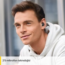 Jabra Elite 2 Kulak İçi Bluetooth Kulaklık - Pasif Gürültü Engelleyici True Wireless Kulak İçi Kulaklık, 2 Dahili Mikrofon ile Net Aramalar, Güçlü Bas Sesi ve Ayarlanabilir Ses - Koyu Gri