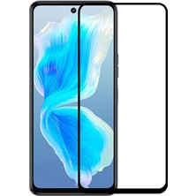 Microcase Tecno Camon 18P Tam Kaplayan Çerçeveli Cam Koruma - Siyah