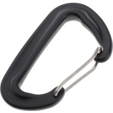 Aututer Karabin D-Ring Keychain Tokalları Yürüyüş Için Klip Klipsi Siyah Siyah (Yurt Dışından)