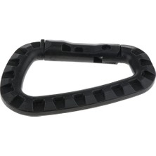 Aututer 5pcs Bahar Snap Carabiner Clip Hooks, D-Ring Anahtarlık Sert Plastik Anahtarlama Siyah (Yurt Dışından)