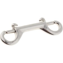 Aututer Çift Uçlu Snap Hook Anahtar Tutucu Pirinç Klipsi Asma Anahtarlık Yay Tokası (Yurt Dışından)