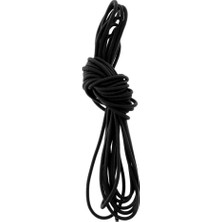Aututer 2mm Siyah Bungee/şok Kablosu Kravat Kayak Tekne Memurları Karavan Elastik Kablo Dize 2m Siyah (Yurt Dışından)