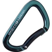 Strade Store 22KN Alüminyum Açık Kaya Tırmanışı Rappelling Carabiner Kancası 90MM Siyah (Yurt Dışından)