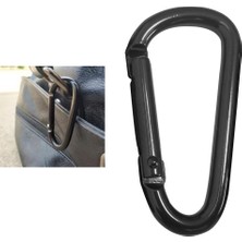 Aututer D Carabiner, Kilitleme, Quickdraw Kolay Kullanım Alüminyum Anahtar Karabina Klipsi Açık (Yurt Dışından)