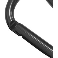 Aututer D Carabiner, Kilitleme, Quickdraw Kolay Kullanım Alüminyum Anahtar Karabina Klipsi Açık (Yurt Dışından)