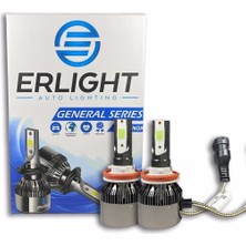 Erlight Fıat Egea Uyumlu LED Xenon Sis Farı Ampulü H11 Beyaz