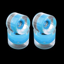 Aututer 4x Kaykay Tekerlekleri 60MM Longboard Wheels Cruiser Wheels Longboard Wheels Mavi (Yurt Dışından)