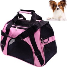 ZHKJ Shop Shop Taşınabilir Pet Backpack Dog Out Out Messenger Katlanır Çanta Evcil Hayvan Sarf Malanları, Özellikler: Orta   (Yurt Dışından)