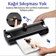 Baove OCW380 A3 Laminasyon Makinesi ve Kağıt Kesme Makinesi + 10 Pvc Film