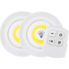 Pazariz Angel Of Life Powermaster Beyaz 150 Lümen Cob LED Yuvarlak Çift Ampül Kumandalı