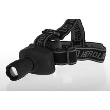 Pazariz Toptancı Kapında Power LED Zoomlu Kafa Feneri