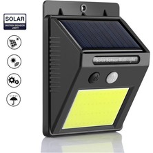 Pazariz Fotoseli LED Lamba Işık Sensörlü Güneş Enerjili Solar Duvar Kapı Kamp Bahçe