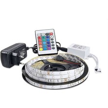 Pazariz Rgb LED Şerit Seti Dış Mekan 3 Metre Kumandalı 16 Renkli