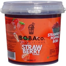 The Boba Co Bubble Tea Boba Çilek (Strawberry) 1,5 kg