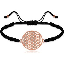 Gökdeniz 925 Örme Model Gümüş Yaşam Çiçeği Bileklik