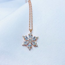 Gökdeniz 925 Lotus Çiçeği Gümüş Kolye