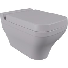 Bocchı Scala 1080-006-0128 Asma Klozet Seti Mat Gri