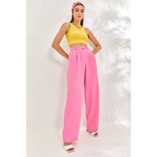Oshebu Kadın Sıfır Kol Kaşkorse Crop Bluz