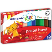 Pastel Boya 12 Li Karton Kutu 1 Adet Pensan 12 Renk Pastel Boya 1 Adet