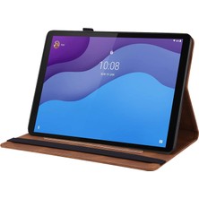 Lenovo Tab M10 Hd 2. Nesil Çiçek Deri Tablet Kılıf Için Mor (Yurt Dışından)