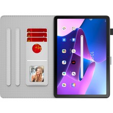 Lenovo Tab M10 Plus 10.6 3. Nesil Manyetik Deri Tablet Kılıf Için Mor (Yurt Dışından)