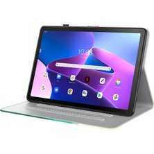 Lenovo Tab M10 Plus 10.6 3. Nesil Manyetik Deri Tablet Kılıf Için Mor (Yurt Dışından)