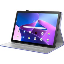 Lenovo Tab M10 Plus 10.6 3. Nesil Manyetik Deri Tablet Kılıf Için Mor (Yurt Dışından)