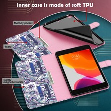 Lenovo Tab P11 3D Boyalı Desen Deri Tablet Kılıf Için Açık Pembe (Yurt Dışından)