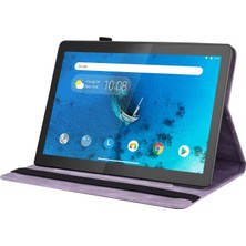 Lenovo Tab M10 TB-X605L/X605F Deri Tablet Kılıf Için Altın Gül (Yurt Dışından)