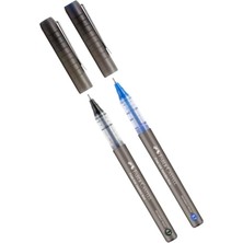 Faber-Castell Mavi Siyah Pilot Kalem Iğne Uçlu 0.7 Free Ink Needle Fine Document Prof 2 Adet 0,7 Faber Castell Pilot Kalem Mavi Siyah 2 Adet