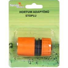 Spring Garden Hortum Adaptörü Stoplu 3/4