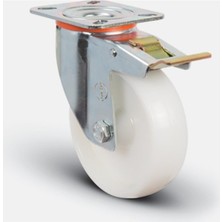 Erdal Ekici Servis Tekeri Polyemid Döner Frenli 75X30MM