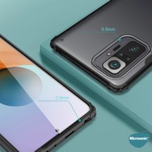 Microsonic Xiaomi Redmi Note 10 Pro Max Kılıf Frosted Frame Yeşil