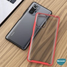 Microsonic Xiaomi Redmi Note 10 Pro Max Kılıf Frosted Frame Yeşil