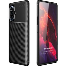 Microsonic Xiaomi Redmi K40 Gaming Kılıf Legion Series Siyah