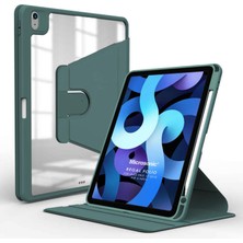 Microsonic Apple iPad Air 5.nesil 2022 Kılıf (A2588-A2589-A2591) Regal Folio Koyu Yeşil
