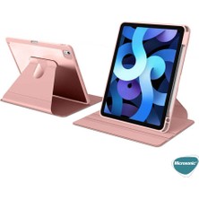 Microsonic Apple iPad Air 5.nesil 2022 Kılıf (A2588-A2589-A2591) Regal Folio Pembe