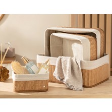 English Home Gina Bambu Sepet 32X22X12 cm Açık Kahve