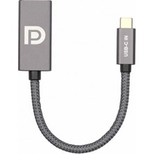 Hua3C C 4K 60Hz Usb-C Erkek-Dp Dişi Dönüştürücü Örgütlü Tip C Tip C Kablosu Altın Kaplama Veri Aktarım Kablosu  (Yurt Dışından)