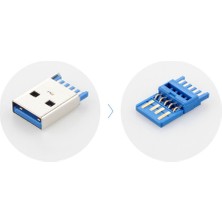 Hua3C C USB 3.1 Tip C Dişi-Usb 3.0 Bir Erkek Otg Adaptör Nikel Plakalı Senkronizasyon Veri Dönüştürücü Konektörü  (Yurt Dışından)